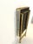 Gold Metal Faux Bamboo Mirrored Bar Table For Sale In West Palm - Image 6 of 6