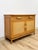 Hollywood Regency Vintage Coastal Wicker Rattan Blonde Buffet Natural Wood Two Drawer Cabinet For Sale - Image 3 of 18