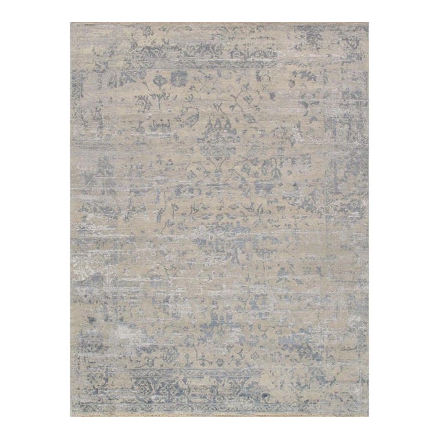 Pasargad Home Transitiona Silver Area Rug- 7'11" X 9'10" For Sale