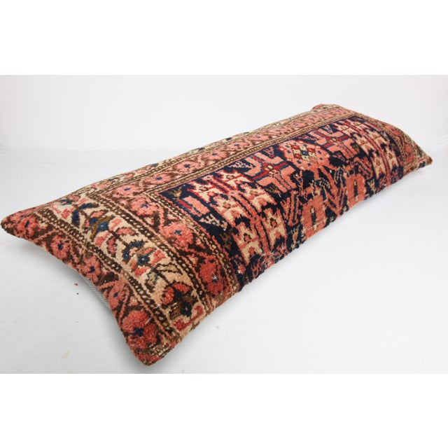 Art Deco Antique HandMade Tribal Rug Pillow Cover -16'' X 38'' For Sale - Image 3 of 11