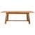 20th Century Belgian Oak Trestle Dining Table For Sale - Image 15 of 18