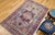 19th Century 19th Century Persian Kerman Lavar Rug, Hand-Knotted Wool, Floral Patter, Red & Ivory, 5x7 For Sale - Image 5 of 18