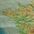 Vintage France Benelux Countries, South England Rollable Map Wall Chart For Sale - Image 4 of 8