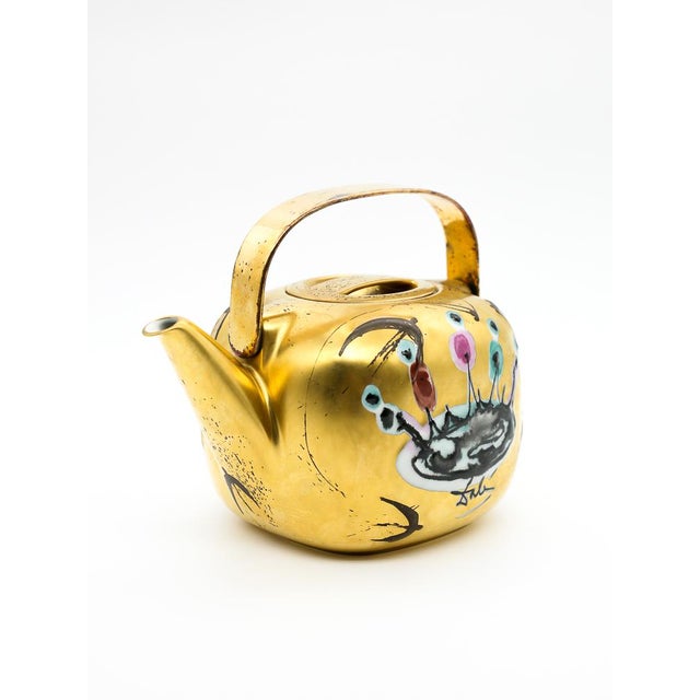 Very rare teapot 'suomi' originally designed by timo sarpaneva, this particular limited edition of 500 decorated by...