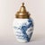 Late 18th Century Dutch Delftware Blue & White Tobacco Jar, "St. Omer," With Brass Lid, Early 19th Century For Sale - Image 5 of 9