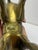 Mid 20th Century Vintage Leonard Solid Brass Giraffe Mother and Baby Statues - Pair For Sale - Image 5 of 5
