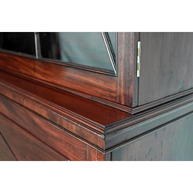 Mahogany Bookcase Cabinet, England, 1900s For Sale - Image 12 of 18