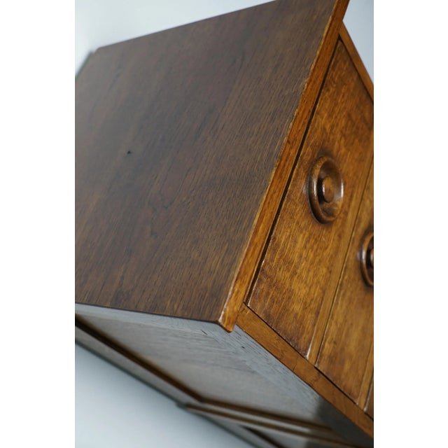 English Oak Apothecary Cabinet, 1930s For Sale - Image 4 of 13