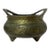 Mid-20th Century Chinese Export Chinoiserie Etched Brass Tripod Censer For Sale