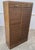 Brown Oak Double-Column Roll-Top Filing Cabinet, 1950s For Sale - Image 8 of 18