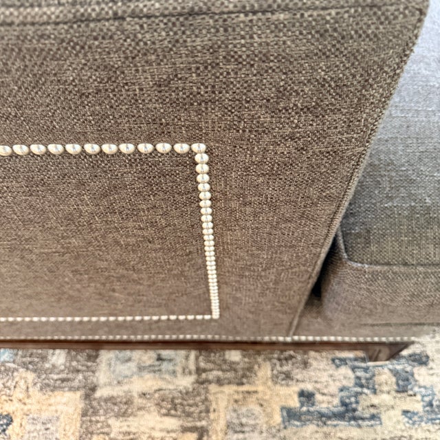 Charcoal Gray Vanguard Whitaker Sectional For Sale - Image 9 of 13