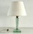 Green Italian Table Lamp with Green Glass and Brass Details from Fontana Arte, 1950s For Sale - Image 8 of 18