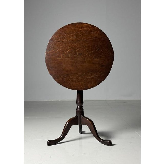Tilt Top Table in Oak, 19th Century For Sale - Image 9 of 18