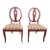 Ethan Allen Oval Back Dining Chairs- a Pair For Sale