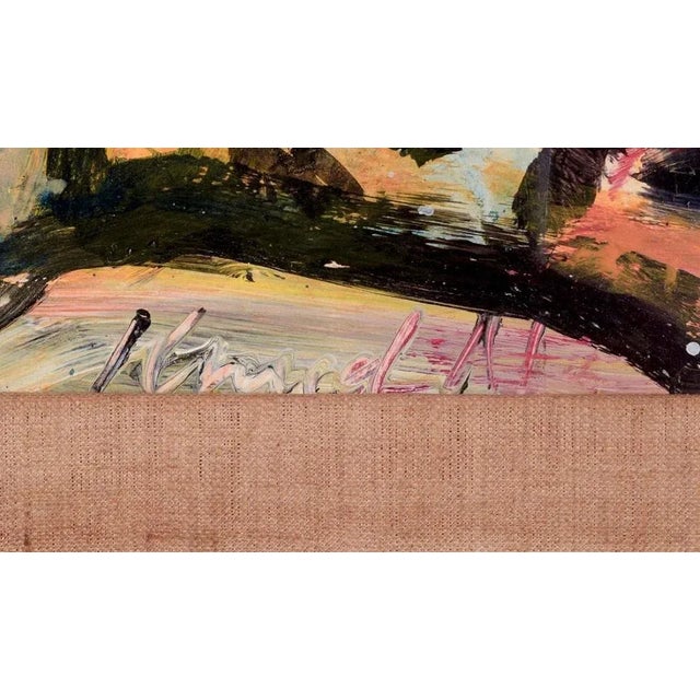 Knud Nielsen, Abstract Composition, 1960, Oil on Cardboard For Sale - Image 6 of 10