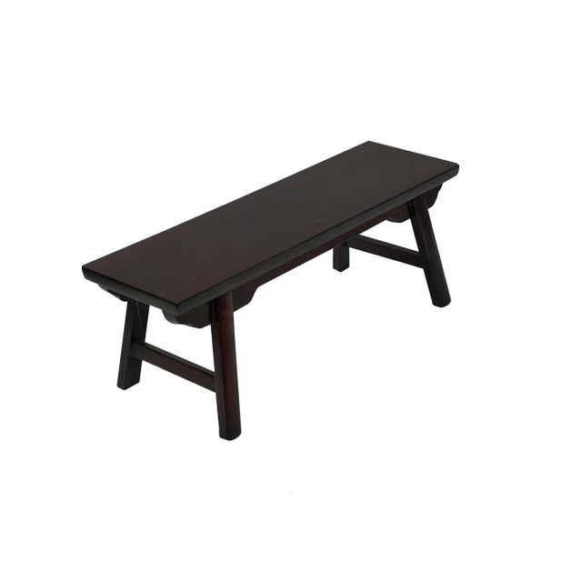 Elevate your display with the reddish Brown straight leg bench shape Rectangular Wood Display Stand Easel. This...