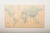 Swissair World Map on Wooden Boards with Metal Connectors For Sale - Image 4 of 13