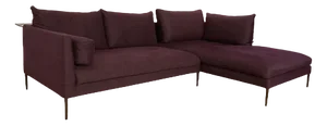 Pilotis Fabric Corner Sofa from Cor