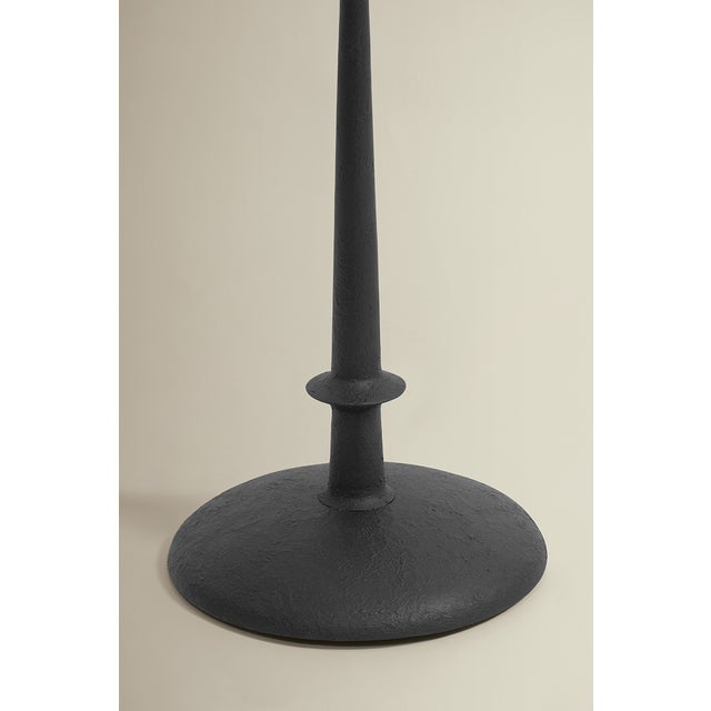 Black Hudson Valley Lighting Celmins 22 in. 1 Light Floor Lamp in Black Iron Finish For Sale - Image 8 of 11