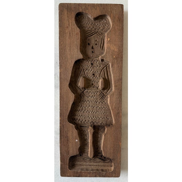 Pair of Vintage Speculaas Wooden Cookie Molds For Sale In Austin - Image 6 of 8