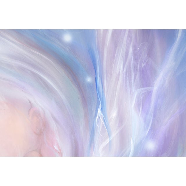 The Cosmic Dream - Visionary Figurative Nude Composition in Acrylic on Masonite by Kimberlee Kuwica For Sale - Image 4 of 8