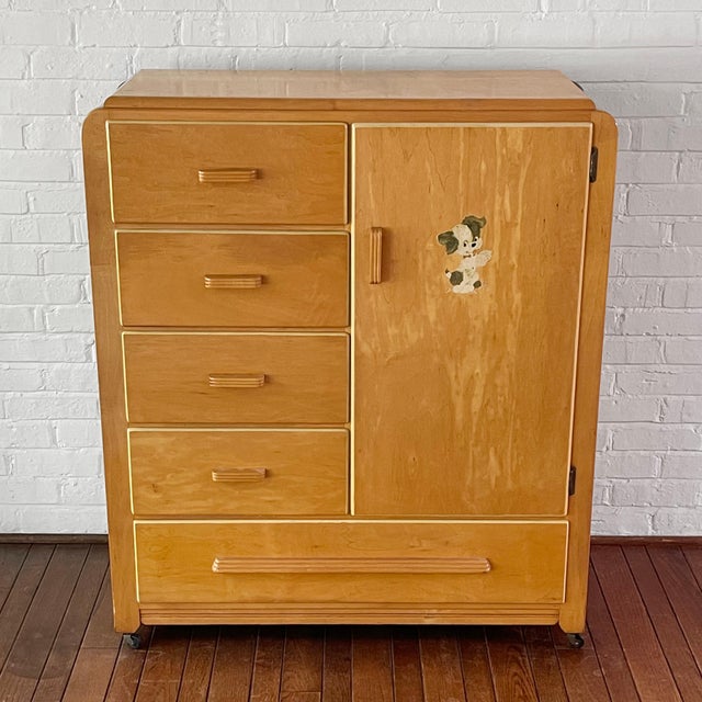 Edison Little Folks Child's Dresser/ Armoir, Attributed For Sale - Image 10 of 10