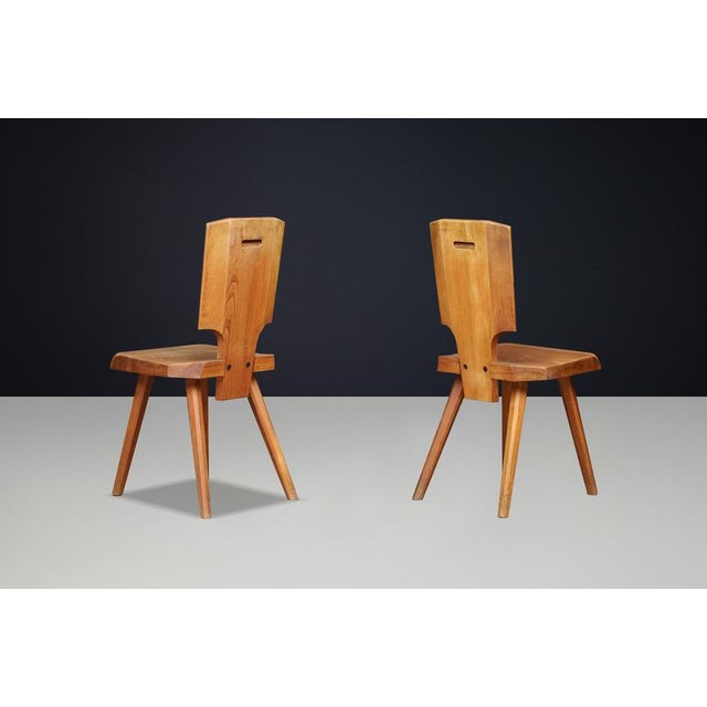 S28 Dining Chair in Elm from Pierre Chapo, France, 1972 For Sale - Image 13 of 16