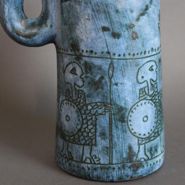 French Decorative Pitcher by Jacques Blin, 1960s For Sale - Image 12 of 18