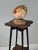 Vintage Undulating Edge Tiered Side Table, Circa 1940s. Two-tiered table with pieced, undulating tabletop surfaces affixed...