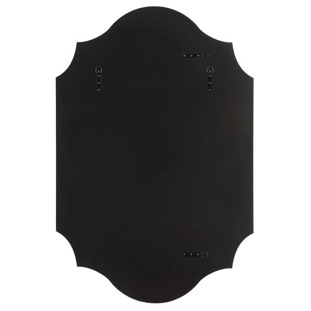 2020s Gold Leaf Scallopped Mirror For Sale - Image 5 of 6