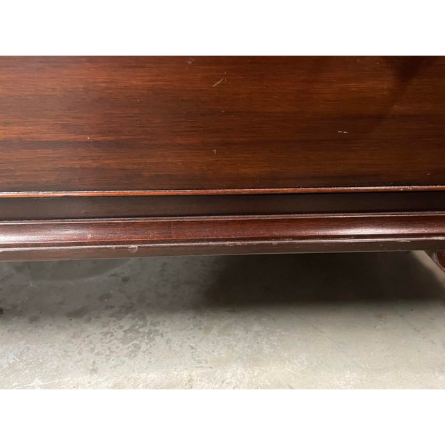 1980s Henkel Harris Mahogany New Market Tall Chest Dresser Highboy #175 For Sale In Atlanta - Image 6 of 9