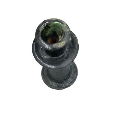 1970s Moroccan Tamegroute Glazed Candlestick Holder For Sale - Image 4 of 4