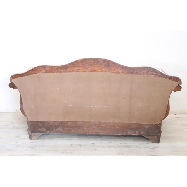 Antique Walnut Sofa, 1800s For Sale - Image 14 of 15