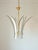 Italian Brass and Murano Glass Palms Chandelier, 1970s For Sale - Image 10 of 10