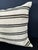 Contemporary Turkish Hemp Pillow Cushion Natural Beige Black Cushion Cover 20"x20" For Sale - Image 3 of 4