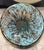 Italian Murano Glass Vase With Sky Blue, Black, and Copper Aventurine. For Sale - Image 3 of 4