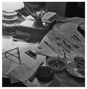 'Robert Graves' Desk' Unframed Archival Pigment Print