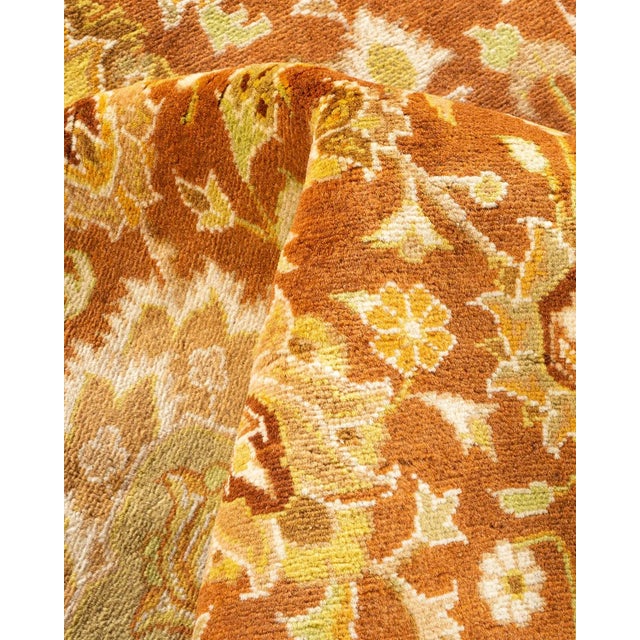 Textile Mogul, One-of-a-Kind Hand-Knotted Area Rug in Brown, 8' 1" x 10' 4" For Sale - Image 7 of 8