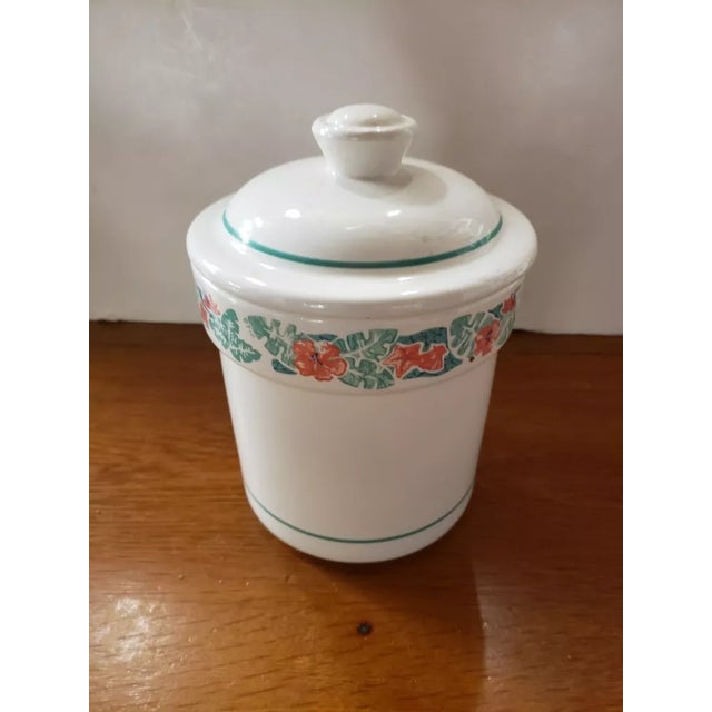 American 1970's Treasure Craft Tropics Ceramic Cookie Jar, Made in Usa For Sale - Image 3 of 6