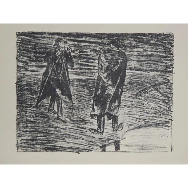 1910s Drama Der Arme Vetter, Ernst Barlach Portfolio of 34 Lithographs in Bookshelf Folio For Sale - Image 5 of 12