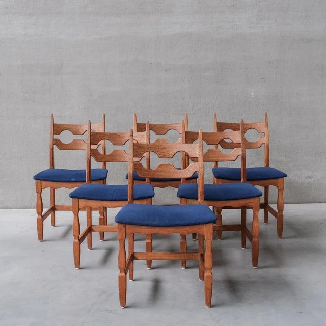 Mid-Century Dining Chairs by Henning Kjaernulf, 1960s, Set of 6 For Sale - Image 9 of 9