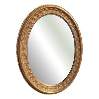 Baroque Style Mirror with Gilt Frame, 1960s For Sale