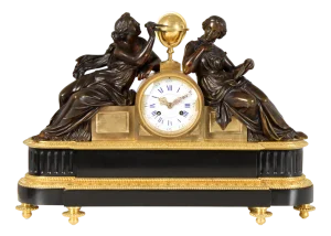 Astronomy Mantel Clock, 1840s