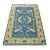 Oushak Rug 4’2” X 5’10” Blue Wool Tribal Hand-Knotted Oriental Carpet For Sale