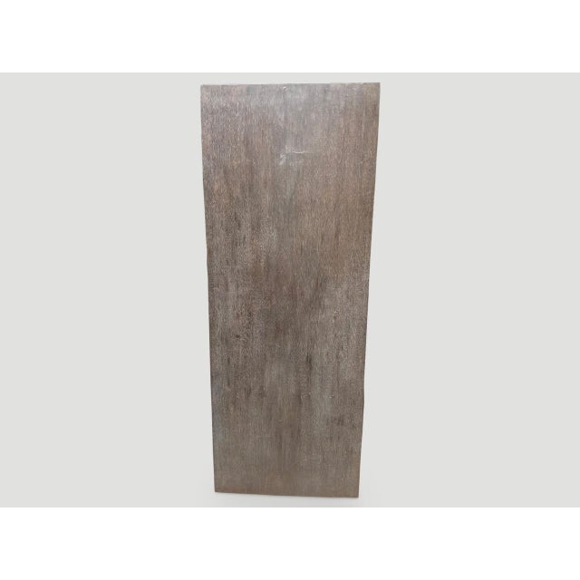 Mid-Century Modern Nias Wood Single Panel For Sale - Image 3 of 5