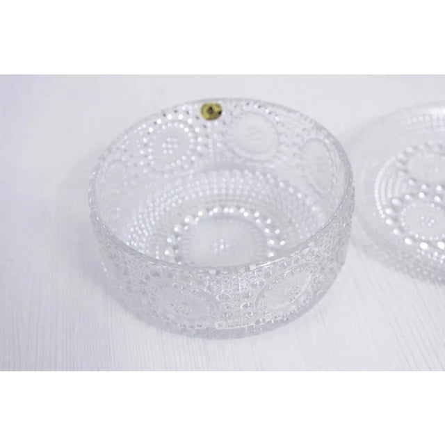 Small Mid-Century Glass Graponia Bowl by Nanny Still for Riihimäki / Riihimäen Lasi Oy For Sale - Image 8 of 9