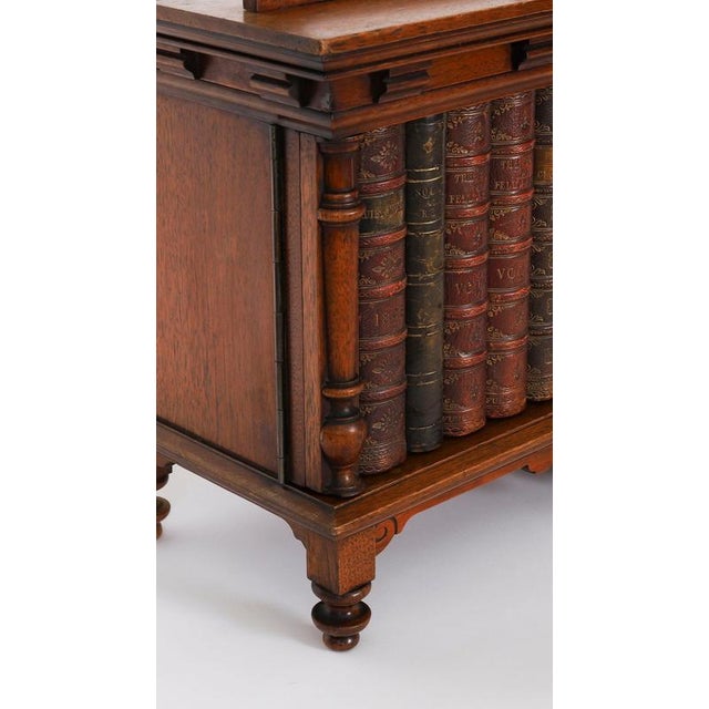 Antique Victorian Walnut Table Top Collectors Cabinet, 1840s For Sale - Image 15 of 18
