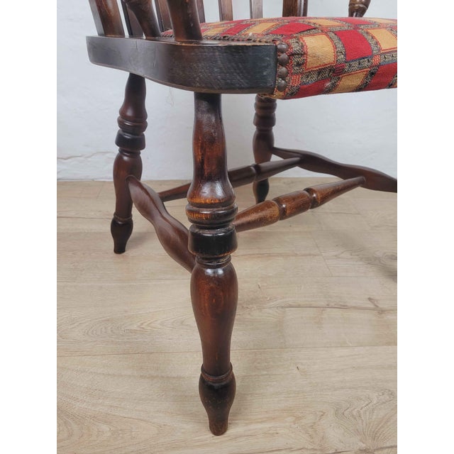 Victorian Windsor Armchair in Elm and Beech, 1890 For Sale - Image 12 of 18