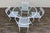 Mid Century Thinline Aluminum Klismos Outdoor Dining Set, Table & 4 Chairs, California 1960s For Sale In Los Angeles - Image 6 of 18