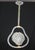 Stunning Murano chandelier by artist Barovier e Toso with murano glass. The pendant consists of 5 glass elements and a...